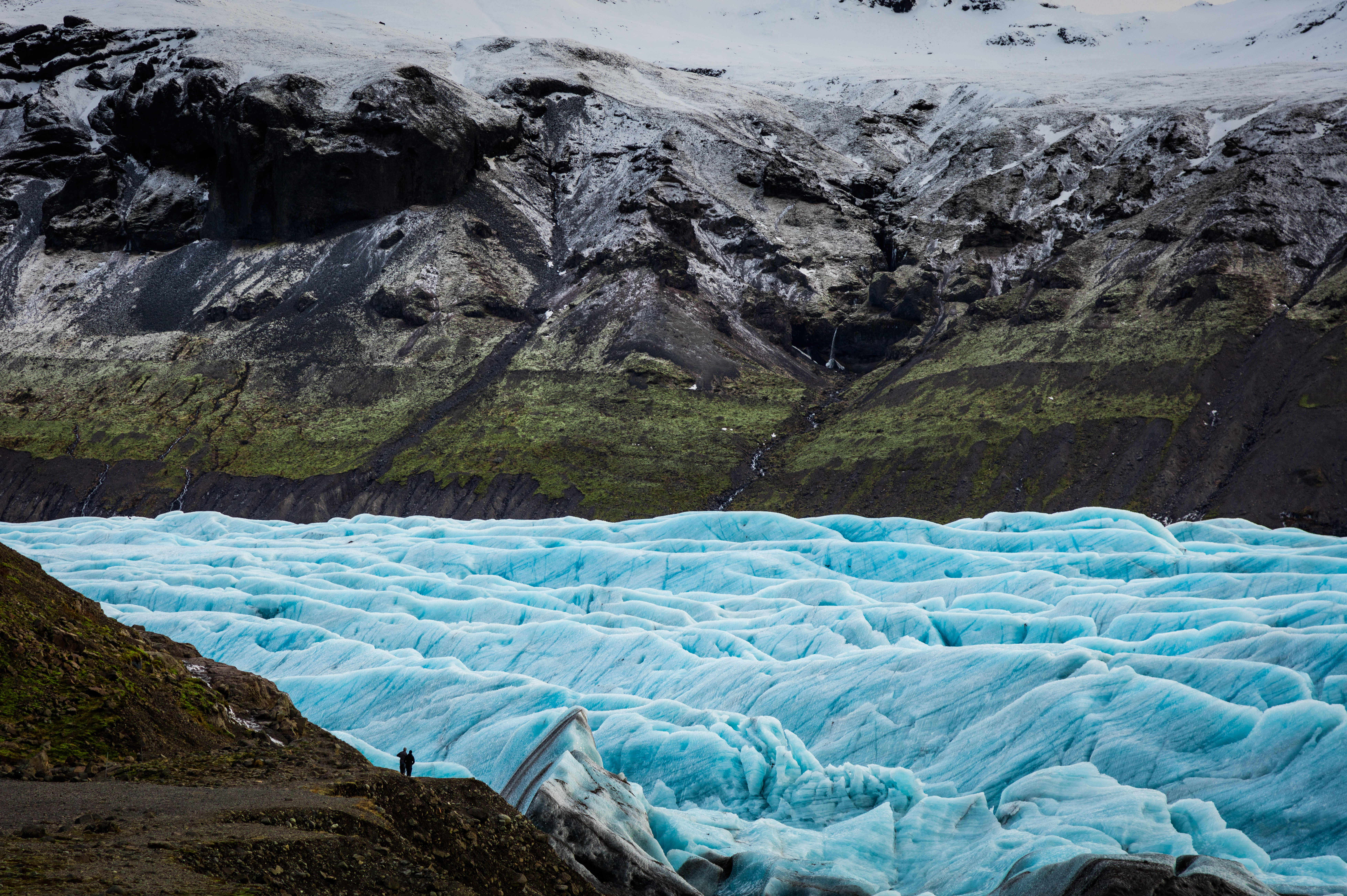 Hofsjökull glacier in Iceland highlands