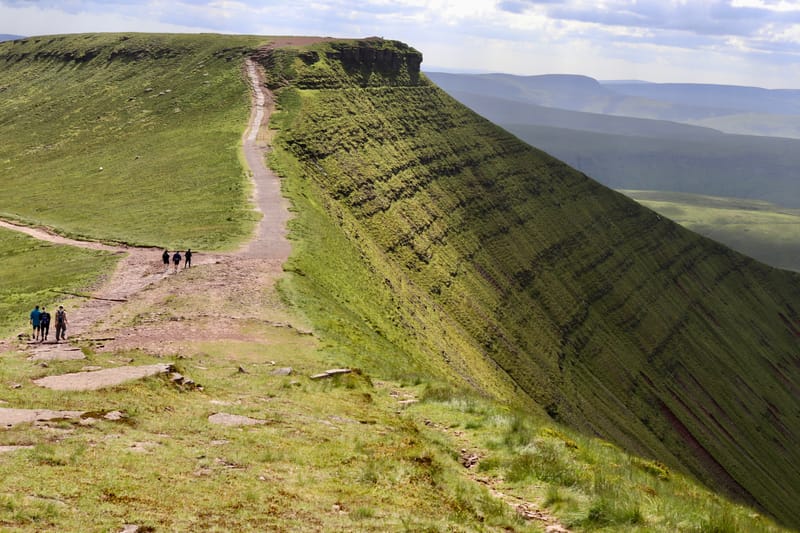 Laugavegur trail through colorful highlands