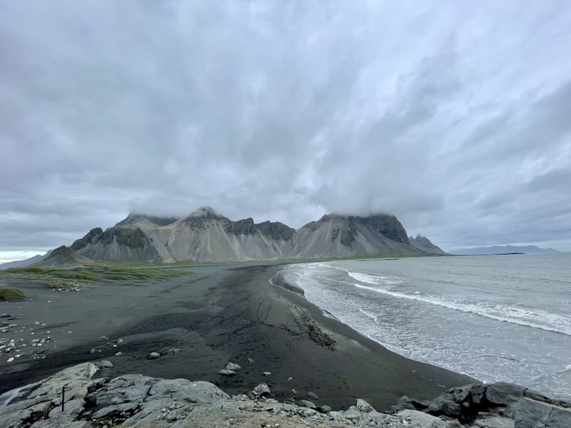 Stokksnes beach with Vestrahorn mountain