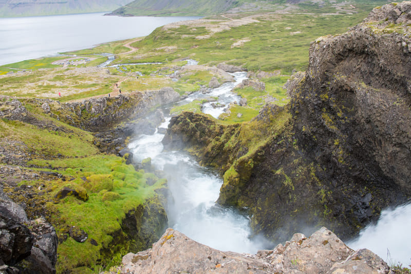 Dynjandi waterfall in Westfjords