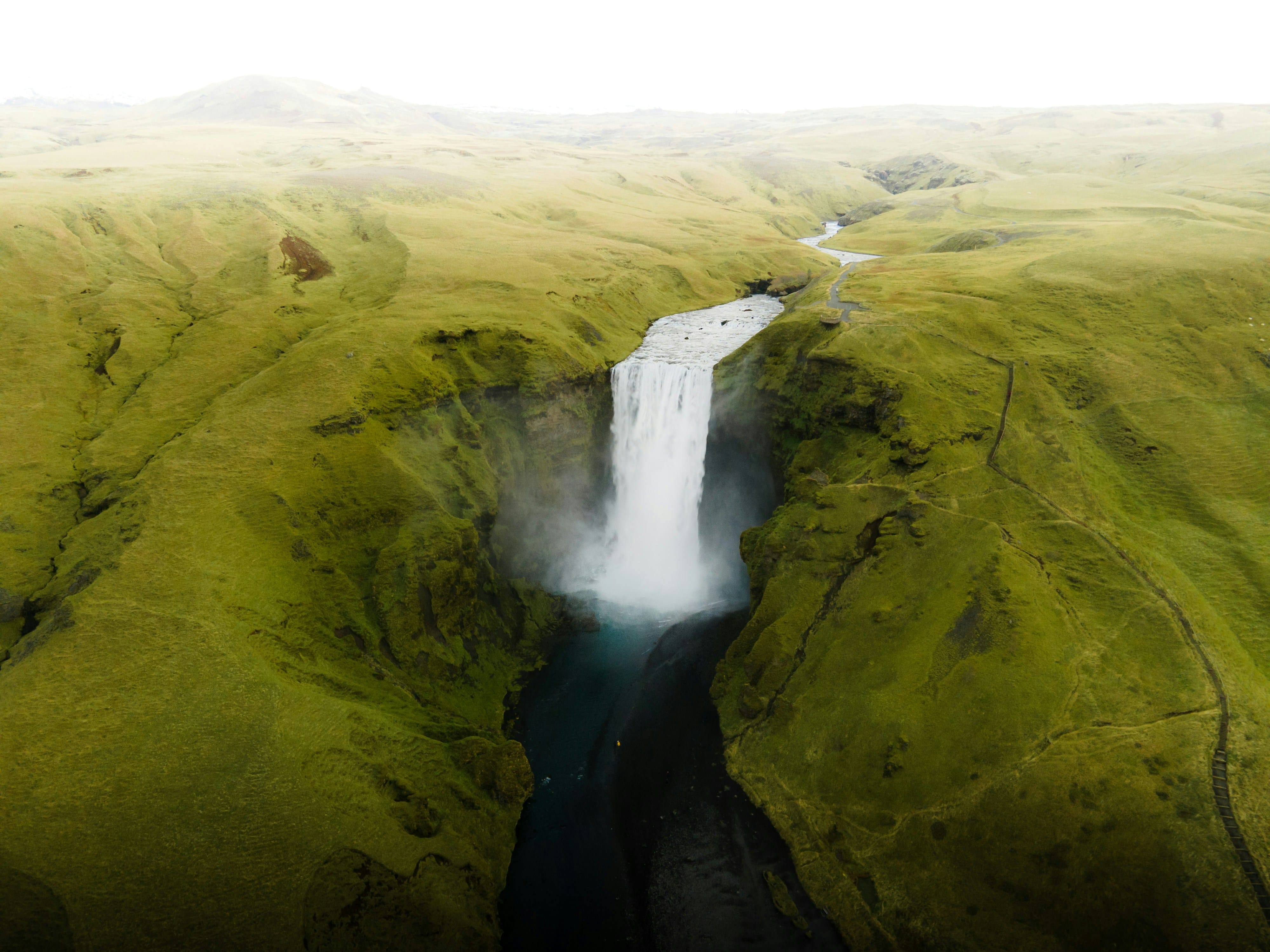 Skógafoss waterfall on Iceland's South Coast