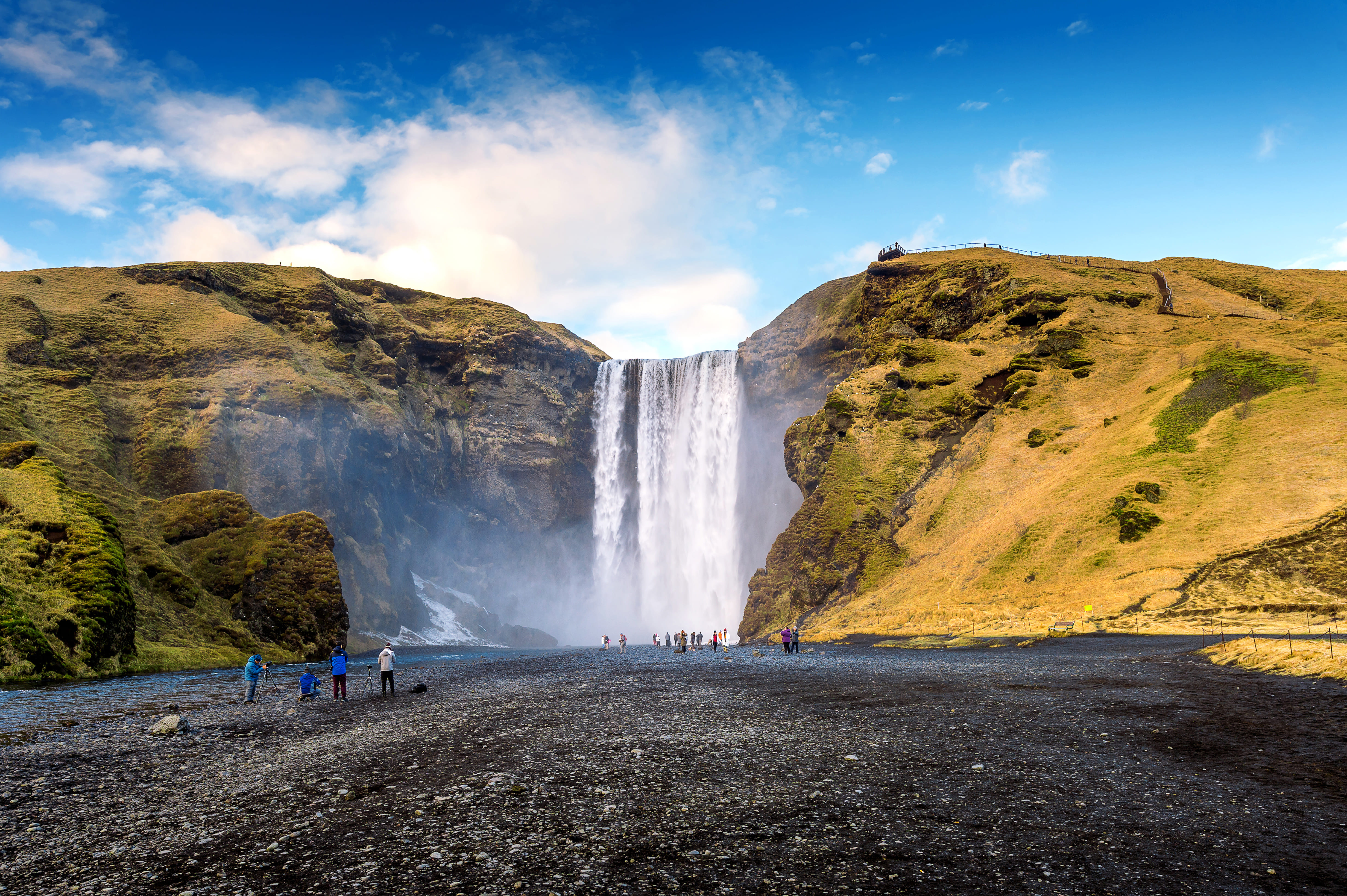 Skogafoss waterfall in Iceland